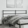  Tête de lit métal noir 193 cm 
