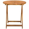 Table de jardin pliante Naturel Ø70 x 75 cm 630655630655