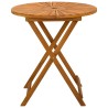 Table de jardin pliante Naturel Ø70 x 75 cm 630655630655