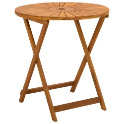 Table de jardin pliante Naturel Ø70 x 75 cm 630655630655