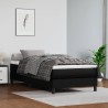 Matelas de lit à ressorts ensachés fermeté moyenne noir 120x190x20cm Similicuir 630657630657