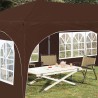 Tente de fête pop-up 575 x 288 x 245 cm Marron Tissu Oxford 630660630660