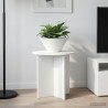 Support de Plante 2 pcs Blanc Ø40 x 40 cm Bois d'ingénierie 630664630664