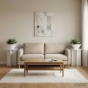 Support de Plante 2 pcs Blanc Ø40 x 40 cm Bois d'ingénierie 630664630664