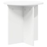 Support de Plante 2 pcs Blanc Ø40 x 40 cm Bois d'ingénierie 630664630664