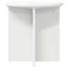 Support de Plante 2 pcs Blanc Ø40 x 40 cm Bois d'ingénierie 630664630664