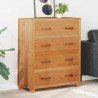 Armoire avec tiroir Marron 80 x 35 x 95 cm Bois de chêne massif 630672630672