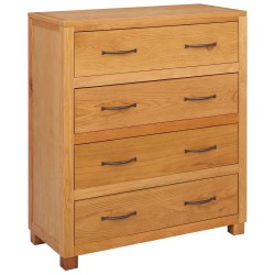 Armoire avec tiroir Marron 80 x 35 x 95 cm Bois de chêne massif 630672630672