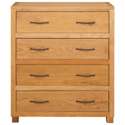 Armoire avec tiroir Marron 80 x 35 x 95 cm Bois de chêne massif 630672630672