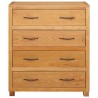 Armoire avec tiroir Marron 80 x 35 x 95 cm Bois de chêne massif 630672630672
