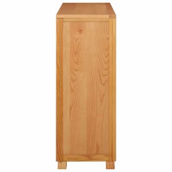 Armoire avec tiroir Marron 80 x 35 x 95 cm Bois de chêne massif 630672630672