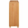 Armoire avec tiroir Marron 80 x 35 x 95 cm Bois de chêne massif 630672630672