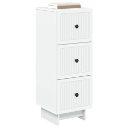 Armoire à tiroirs Blanc 33 x 34,5 x 90 cm Bois d'ingénierie 630673630673