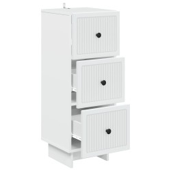 Armoire à tiroirs Blanc 33 x 34,5 x 90 cm Bois d'ingénierie 630673630673