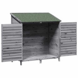 Abri de jardin Gris 106 x 56 x 113,5 cm Bois de Sapin Massif 630676630676