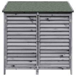 Abri de jardin Gris 106 x 56 x 113,5 cm Bois de Sapin Massif 630676630676