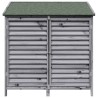 Abri de jardin Gris 106 x 56 x 113,5 cm Bois de Sapin Massif 630676630676