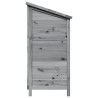 Abri de jardin Gris 106 x 56 x 113,5 cm Bois de Sapin Massif 630676630676
