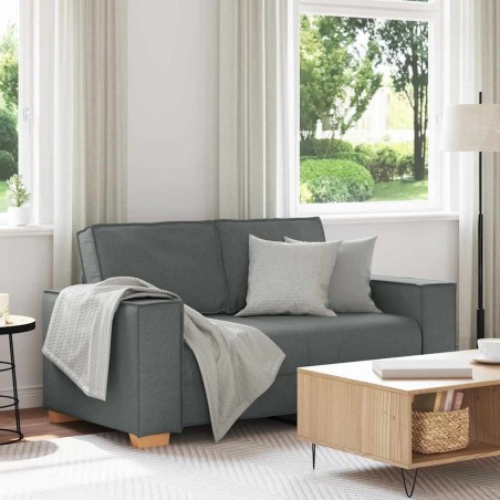 Canapé 2 places Gris foncé 160x78x84 cm Tissu 630678630678