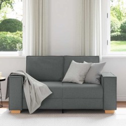 Canapé 2 places Gris foncé 160x78x84 cm Tissu 630678630678