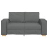 Canapé 2 places Gris foncé 160x78x84 cm Tissu 630678630678