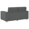 Canapé 2 places Gris foncé 160x78x84 cm Tissu 630678630678