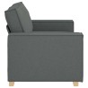 Canapé 2 places Gris foncé 160x78x84 cm Tissu 630678630678