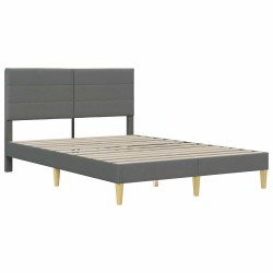 Cadre de lit Gris foncé 120 x 200 cm Polyester 630679630679