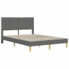 Cadre de lit Gris foncé 120 x 200 cm Polyester 630679630679