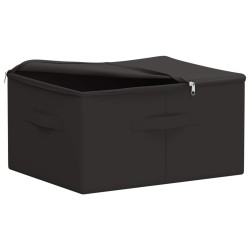 Boîte de rangement Anthracite 43 x 34 x 23 cm Tissu intissé 630690630690