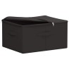 Boîte de rangement Anthracite 43 x 34 x 23 cm Tissu intissé 630690630690