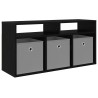 Basboard avec tiroir Chêne noir 87 x 27,5 x 43 cm 630691630691