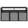 Basboard avec tiroir Chêne noir 87 x 27,5 x 43 cm 630691630691