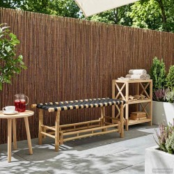 Banc de jardin 110 x 38 x 40 cm Bambou Naturel Rectangulaire 630693630693
