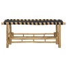 Banc de jardin 110 x 38 x 40 cm Bambou Naturel Rectangulaire 630693630693