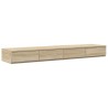 Tiroirs de lit avec tiroir Chêne Sonoma 135 x 36,5 x 16,5 cm 630704630704