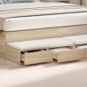 Tiroirs de lit avec tiroir Chêne Sonoma 135 x 36,5 x 16,5 cm 630704630704