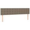 Têtes de lit Taupe 180x5x78/88 cm Tissu 630706630706