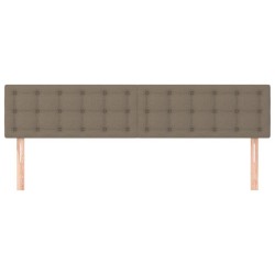 Têtes de lit Taupe 180x5x78/88 cm Tissu 630706630706