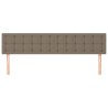 Têtes de lit Taupe 180x5x78/88 cm Tissu 630706630706