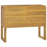 Armoire de salle de bain 90x40x75,5 cm bois de teck solide 630707630707