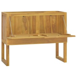 Armoire de salle de bain 90x40x75,5 cm bois de teck solide 630707630707