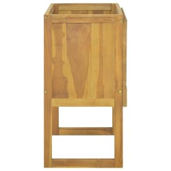 Armoire de salle de bain 90x40x75,5 cm bois de teck solide 630707630707