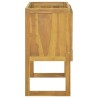Armoire de salle de bain 90x40x75,5 cm bois de teck solide 630707630707