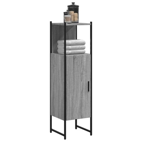 Armoire de salle de bain sonoma gris 33x33x120,5 cm 630709630709