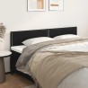 Têtes de lit Noir 200x5x78/88 cm Similicuir 630711630711