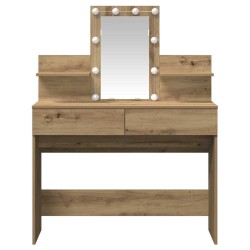 Table de Toilette Chêne artisanal 100 x 40 x 130 cm 630721630721