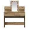 Table de Toilette Chêne artisanal 100 x 40 x 130 cm 630721630721