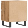 Table de chevet chêne artisanal 40x35x50 cm bois d’ingénierie 630722630722