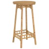 Table de bar d'extérieur ronde en bambou Ø55x100 cm 630723630723